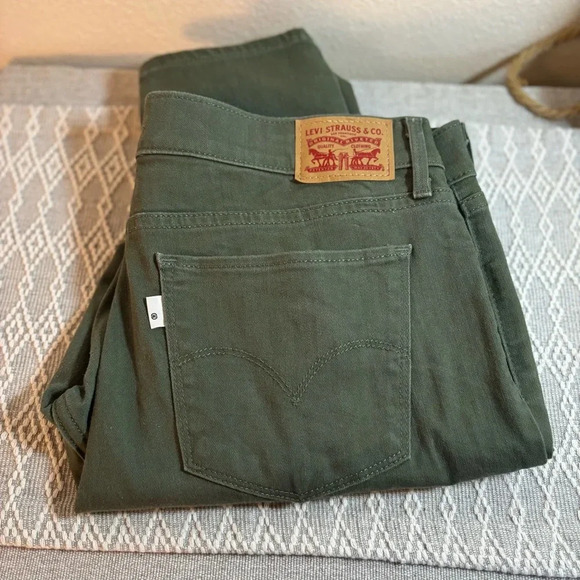 Levi's Denim - Levi’s 710 Super Skinny Misses Size 32W/30L. Olive,Army Green. Like new.